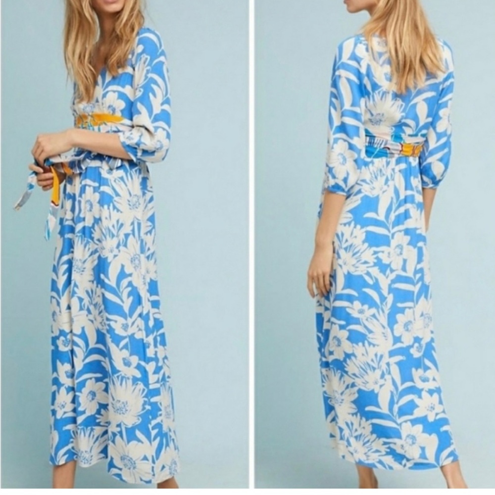 Maeve made for Anthropologie kimono Maxi Dress Size 6